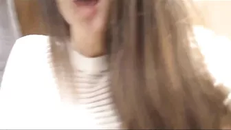 Horny Teen Girl Masturbating In A Public Fitting Room