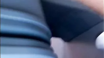 Woman Caught Peeping at Guy Dick Flashing and Jerking Off in Train