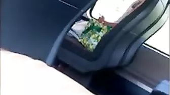 Woman Caught Peeping at Guy Dick Flashing and Jerking Off in Train