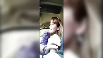 Erotic Milf In Car Performs Handjob+Swallows Sperm End