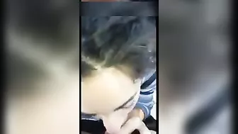 Hot Outdoor Blowjob With Babe Girlfriend And Massive Facial Cum Explosion