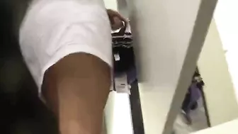 Sneaky Spy Cabin Camera Covertly Films Nude, Stripteasing Females Undressing