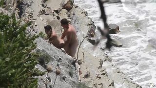 Fast And Reckless Sex On The Beach, Caught By A Peeping Tom