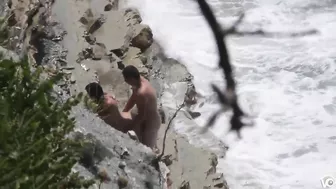 Fast And Reckless Sex On The Beach, Caught By A Peeping Tom