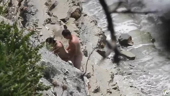 Fast And Reckless Sex On The Beach, Caught By A Peeping Tom