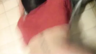 Just Fucked Hot, Tight Ass In Public Bathroom