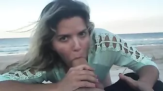 Perfect Beach Blowjob With Facial Cumshot – Immoral, Obscene, Expressive