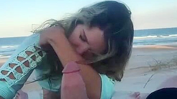 Perfect Beach Blowjob With Facial Cumshot – Immoral, Obscene, Expressive