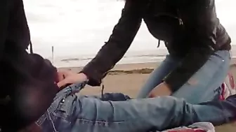 Raunchy Couple Engage In Hasty, Graphic Outdoor Blowjob