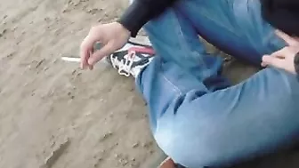 Raunchy Couple Engage In Hasty, Graphic Outdoor Blowjob