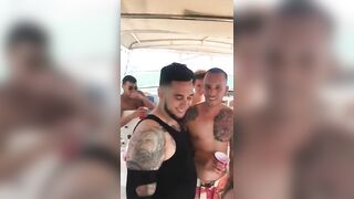 Wild Party On Private Yacht With Nude Babes