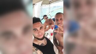 Wild Party On Private Yacht With Nude Babes