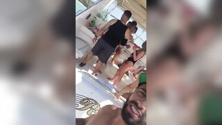 Wild Party On Private Yacht With Nude Babes