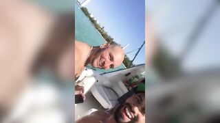 Wild Party On Private Yacht With Nude Babes