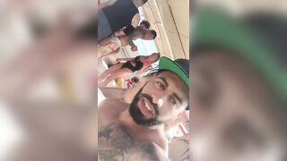 Wild Party On Private Yacht With Nude Babes