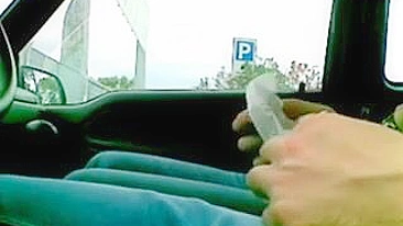 Italian prostitute blowjob and fucking in car with client is spied