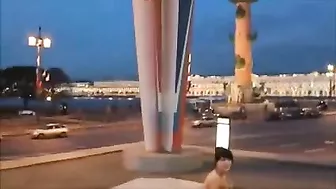 Sexy, Naked, Girl, Caught On Camera, Filmed On The Streets