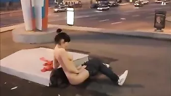 Sexy, Naked, Girl, Caught On Camera, Filmed On The Streets