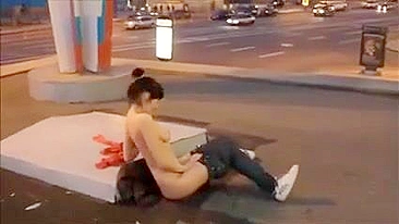 Sexy, Naked, Girl, Caught On Camera, Filmed On The Streets