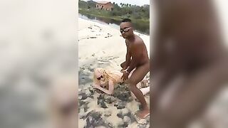 Voyeur Swinger Beach Sex Threesome One Guy and Two Girls
