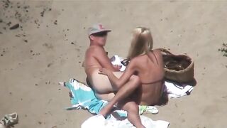 Shocking! Naughty Couple Caught Red-Handed Having A Steamy Public Beach Fuck!