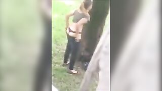 Sexy And Shamelessly Daring, The Nude Girl Flaunts Her Curves In The Park!