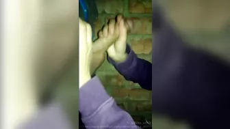 Public street blowjob with my friend - real public exposure and fucking in public video.