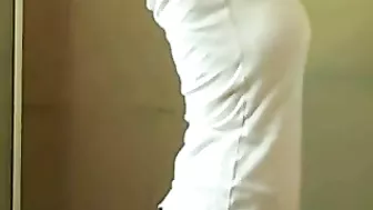 Hidden Camera in Bathroom Hot Nude Woman Filmed taking Bath