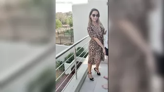 Mature wife fucked outdoor on balcony for everyone to watch and enjoy