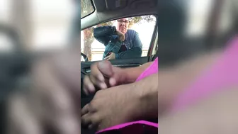 Dick Flashing And Jerking Off In Front Of A Woman