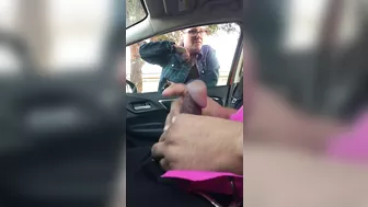 Dick Flashing And Jerking Off In Front Of A Woman