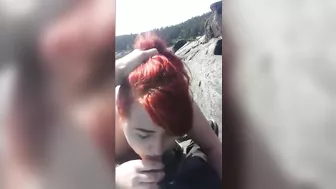 Your Girl Deliciously Blowing You On The Beach, Oh My!