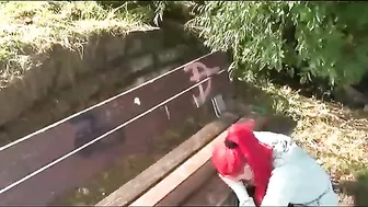 Hot German Pussy Publicly Picked Up And Fucked In Park