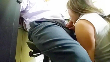 Naughty Cam Boss's Stealthy Sexcapade With His Eager-To-Please Secretary