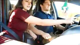 Give Me A Blowjob In The Car While I Drive And Swallow My Cum In Your Mouth