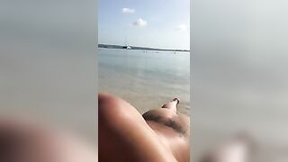 Glorious Blowjob With Cum In Mouth At The Beach!