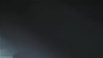 Nude Russian babe with nice tits filmed naked on a rock at public beach