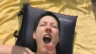 Big, German Hottie Fucks At Beach, Cumshot Fuels Lust