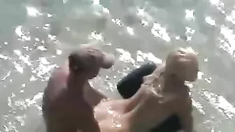 Sexy, Steamy, Romantic: Couple Caught Fucking At The Beach In The Water