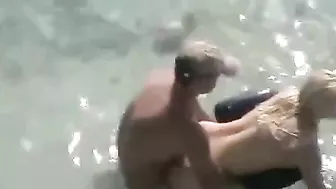 Sexy, Steamy, Romantic: Couple Caught Fucking At The Beach In The Water