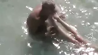 Sexy, Steamy, Romantic: Couple Caught Fucking At The Beach In The Water