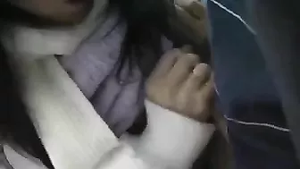 Enjoy Sultry Teen's Winter Outdoor Blowjob With Hot Steamy Climax