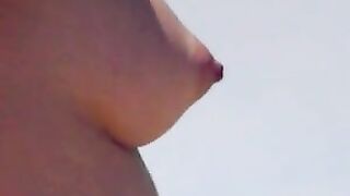 Ibiza Beach Nudist Woman with Incredible Perky Tits