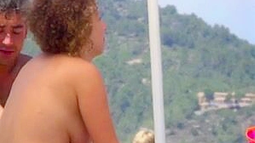 Ibiza Beach Nudist Woman with Incredible Perky Tits