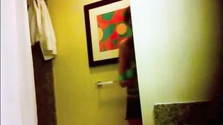 Sassy Sister's Big-Boobied Bathroom Stalking On Hidden Camera, Wow!