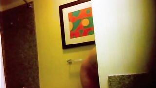 Sassy Sister's Big-Boobied Bathroom Stalking On Hidden Camera, Wow!