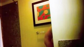 Sassy Sister's Big-Boobied Bathroom Stalking On Hidden Camera, Wow!