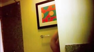 Sassy Sister's Big-Boobied Bathroom Stalking On Hidden Camera, Wow!