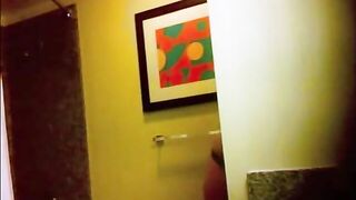 Sassy Sister's Big-Boobied Bathroom Stalking On Hidden Camera, Wow!