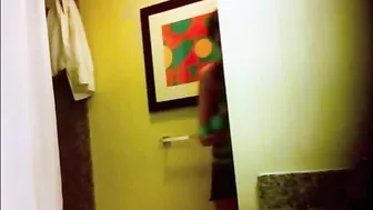 Sassy Sister's Big-Boobied Bathroom Stalking On Hidden Camera, Wow!